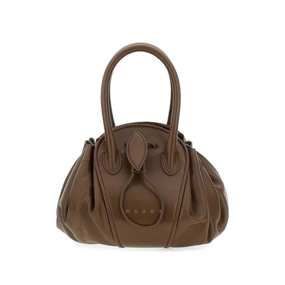Marni Women Tulipa Small Leather Handbag